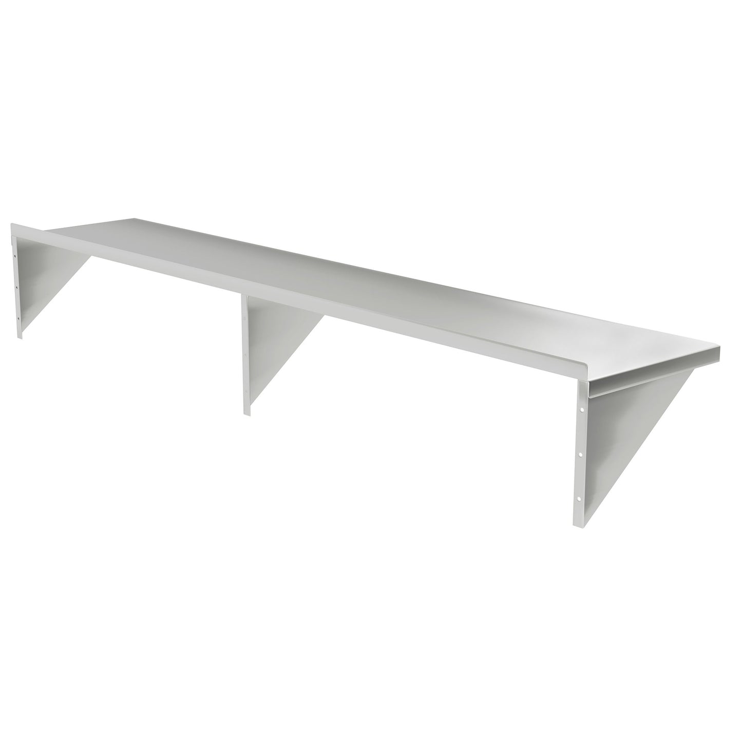Sagetra Stainless Steel Wall Shelf, 12in × 60in - image 2