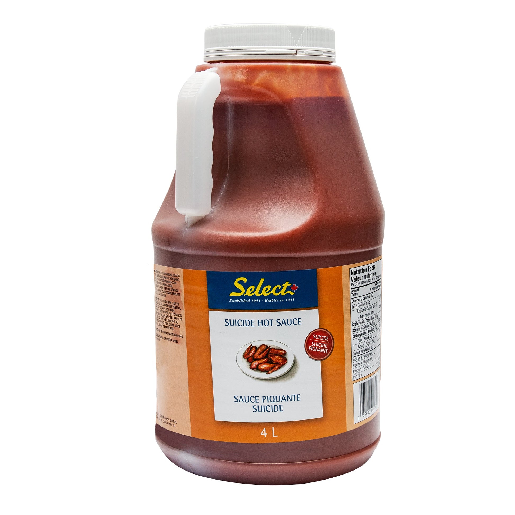 Select Suicide Hot Sauce, 4 L - image 1