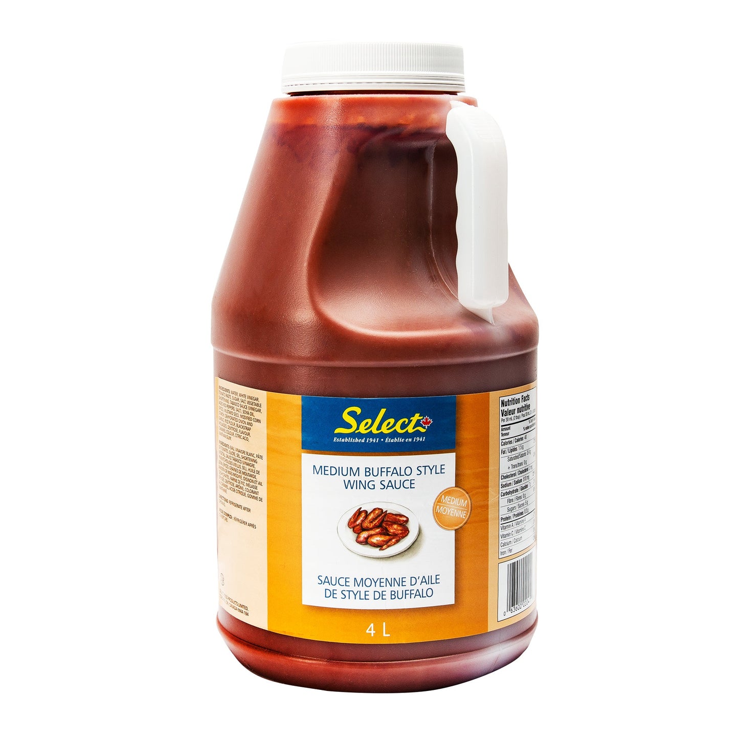 Select Medium Buffalo Wing Sauce, 4 L - image 1