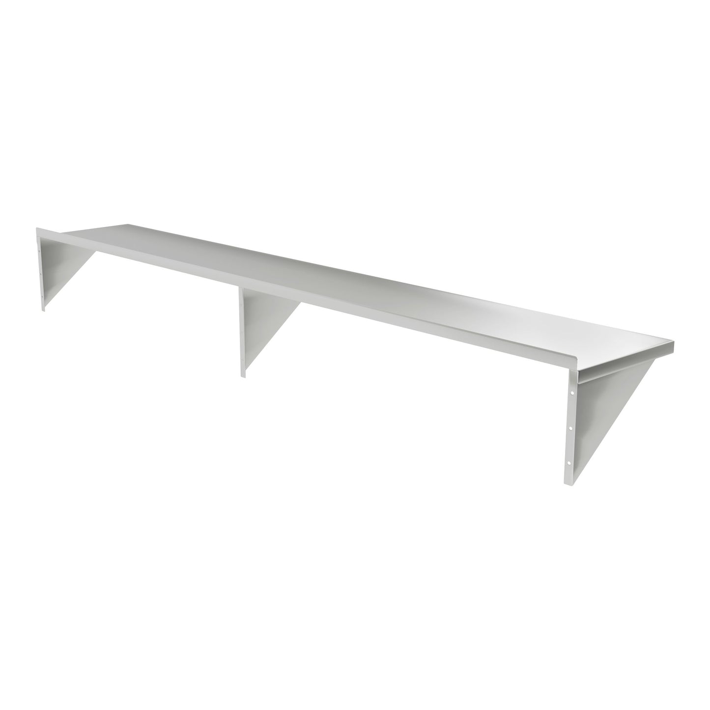 Sagetra Stainless Steel Wall Shelf, 12in × 72in - image 2
