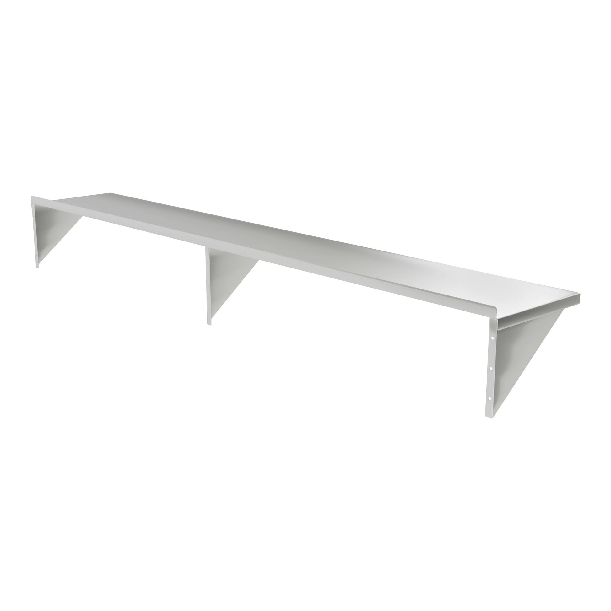 Sagetra Stainless Steel Wall Shelf, 12in × 72in - image 2