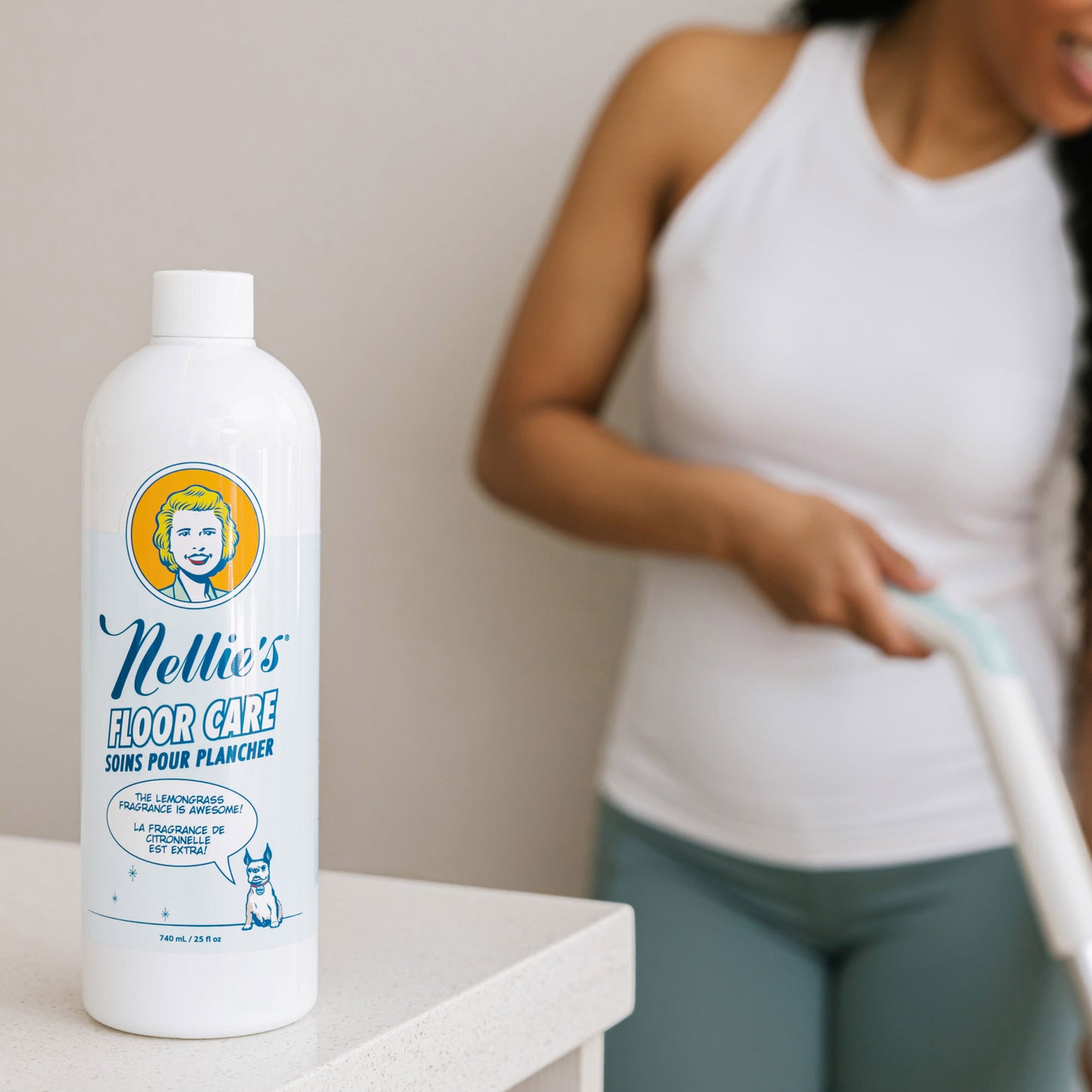 Nellie's Floor Care Cleaner, Lemongrass Scent, 2 x 740 ml (25 oz) - image 4