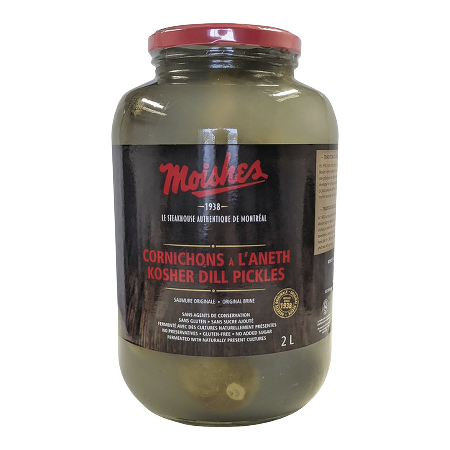 Moishes Dill Pickles, 2 L - image 1