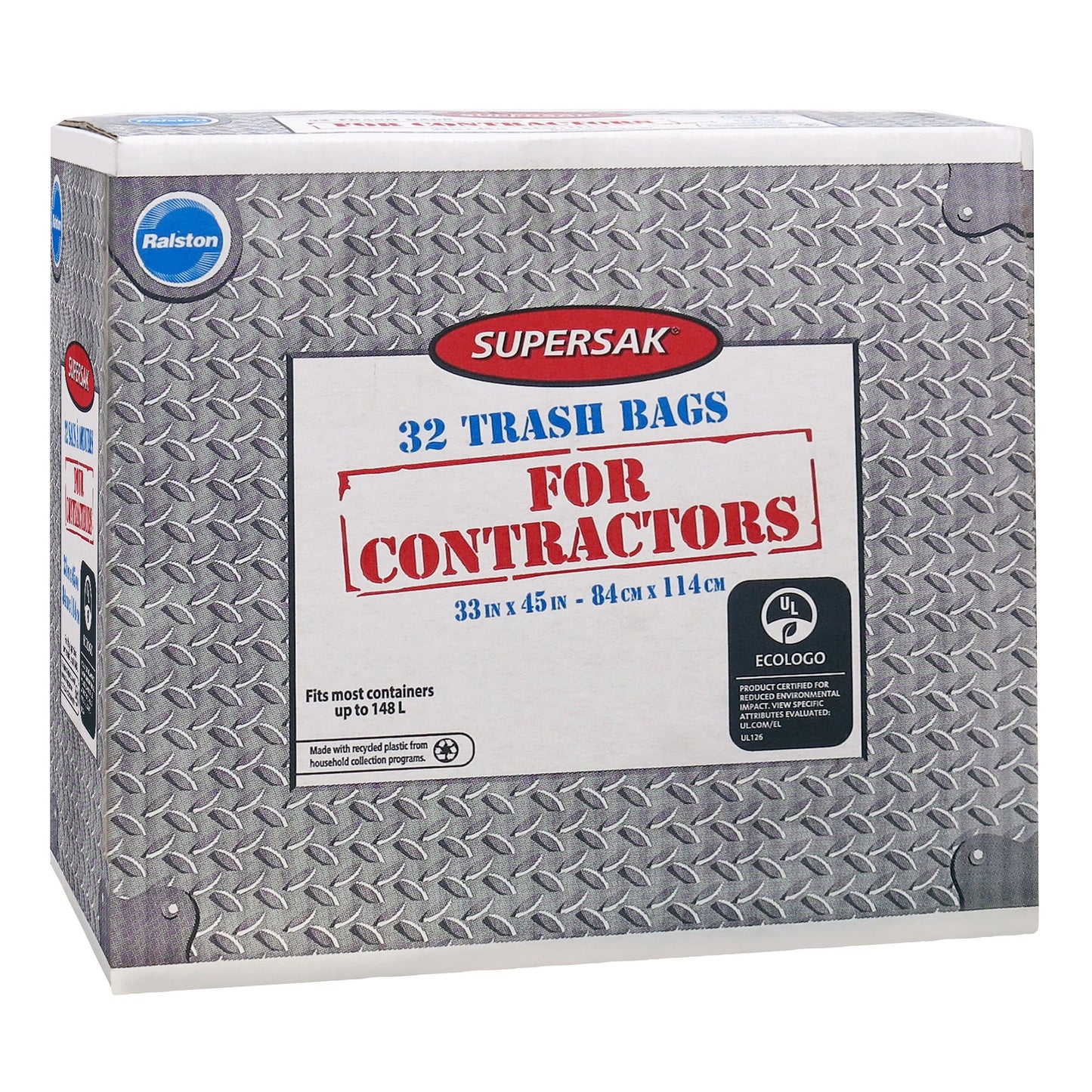 Supersak Contractor Trash Bags, Pack of 32 - image 2
