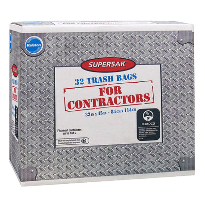 Supersak Contractor Trash Bags, Pack of 32 - image 2