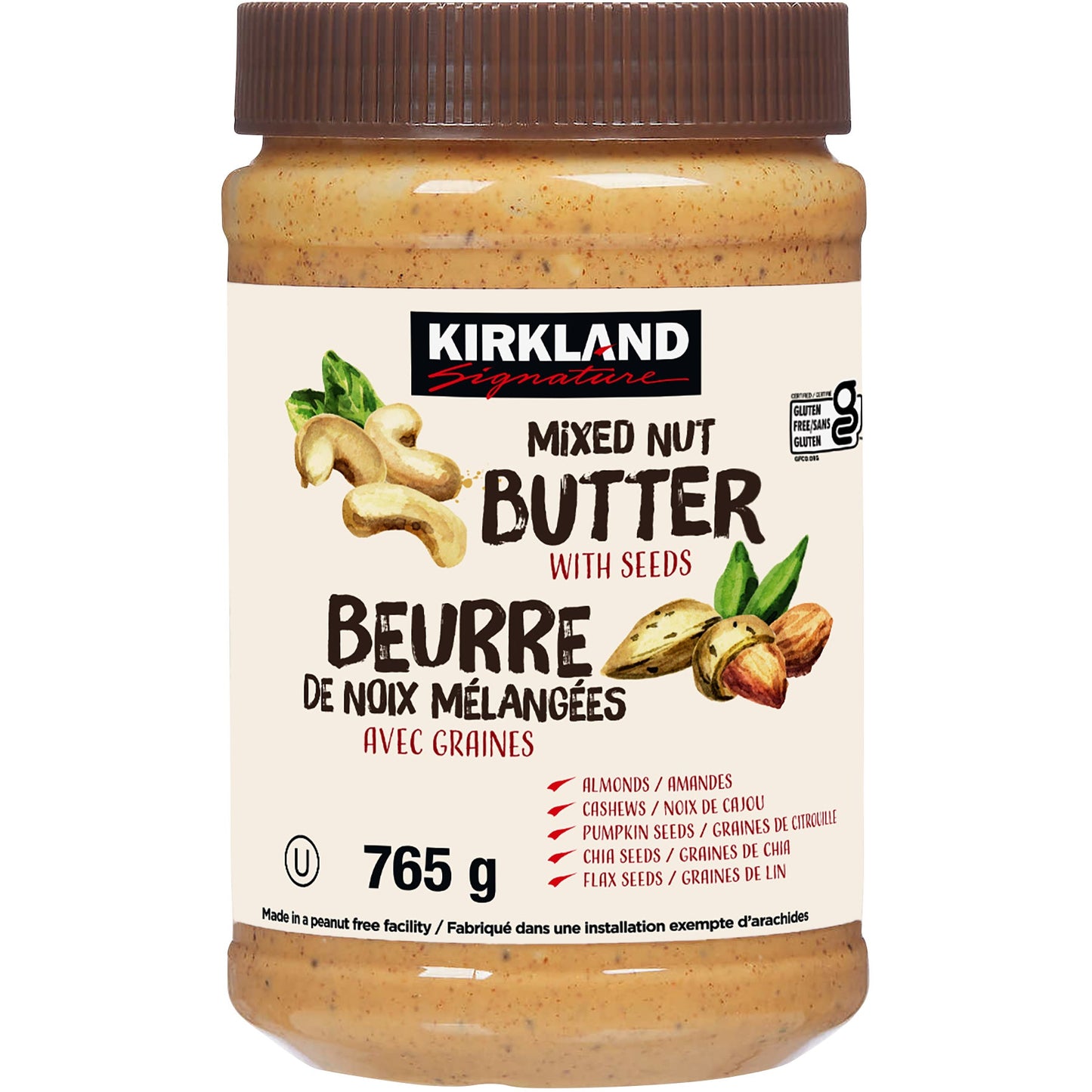 Kirkland Signature Mixed Nut Butter, 765 g - image 1