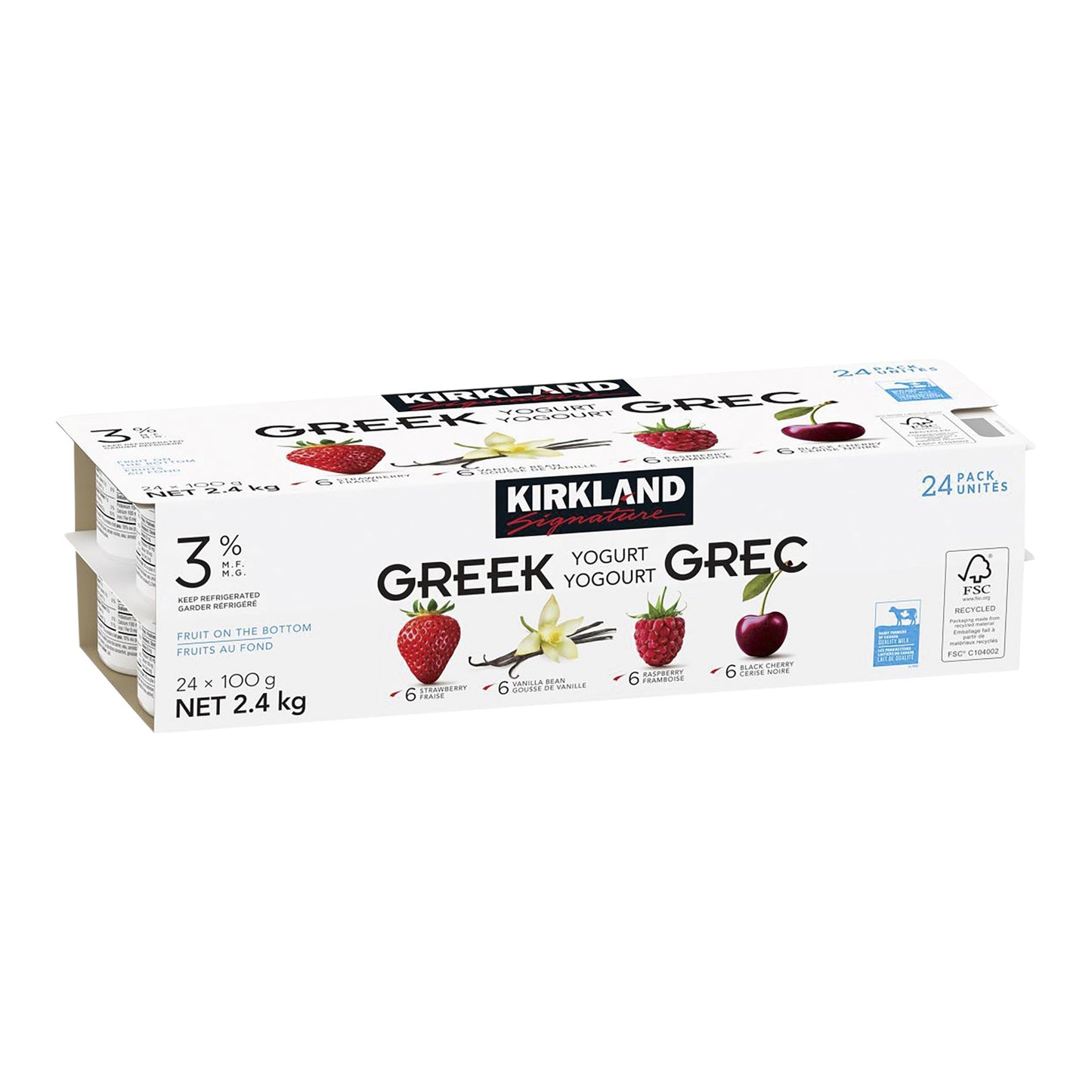 Kirkland Signature 3% Greek Yogurt Variety Pack - image 2