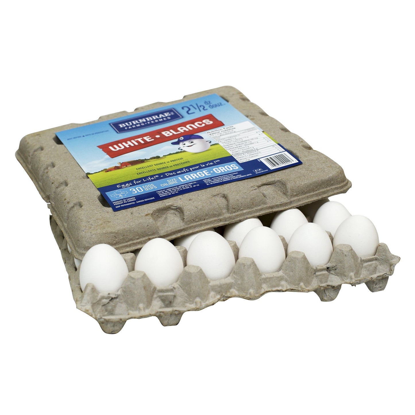 Burnbrae Farms Large Loose White Eggs, 2.5 Dozen - image 2