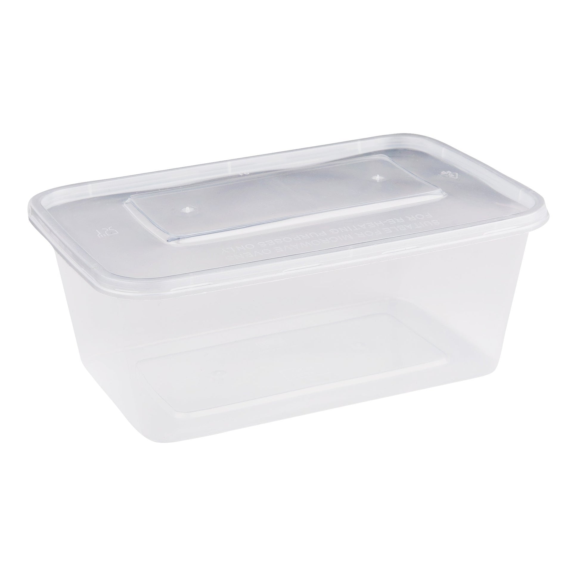 Café Express 33.8-oz Rectangular Containers with Lids, Pack of 300 - image 1