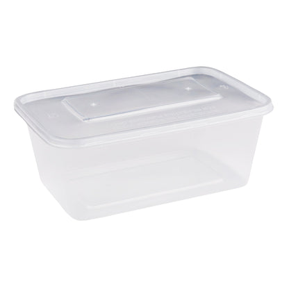 Café Express 33.8-oz Rectangular Containers with Lids, Pack of 300 - image 1