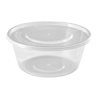 Café Express 25-oz Round Containers with Lids, Pack of 300 - image 1