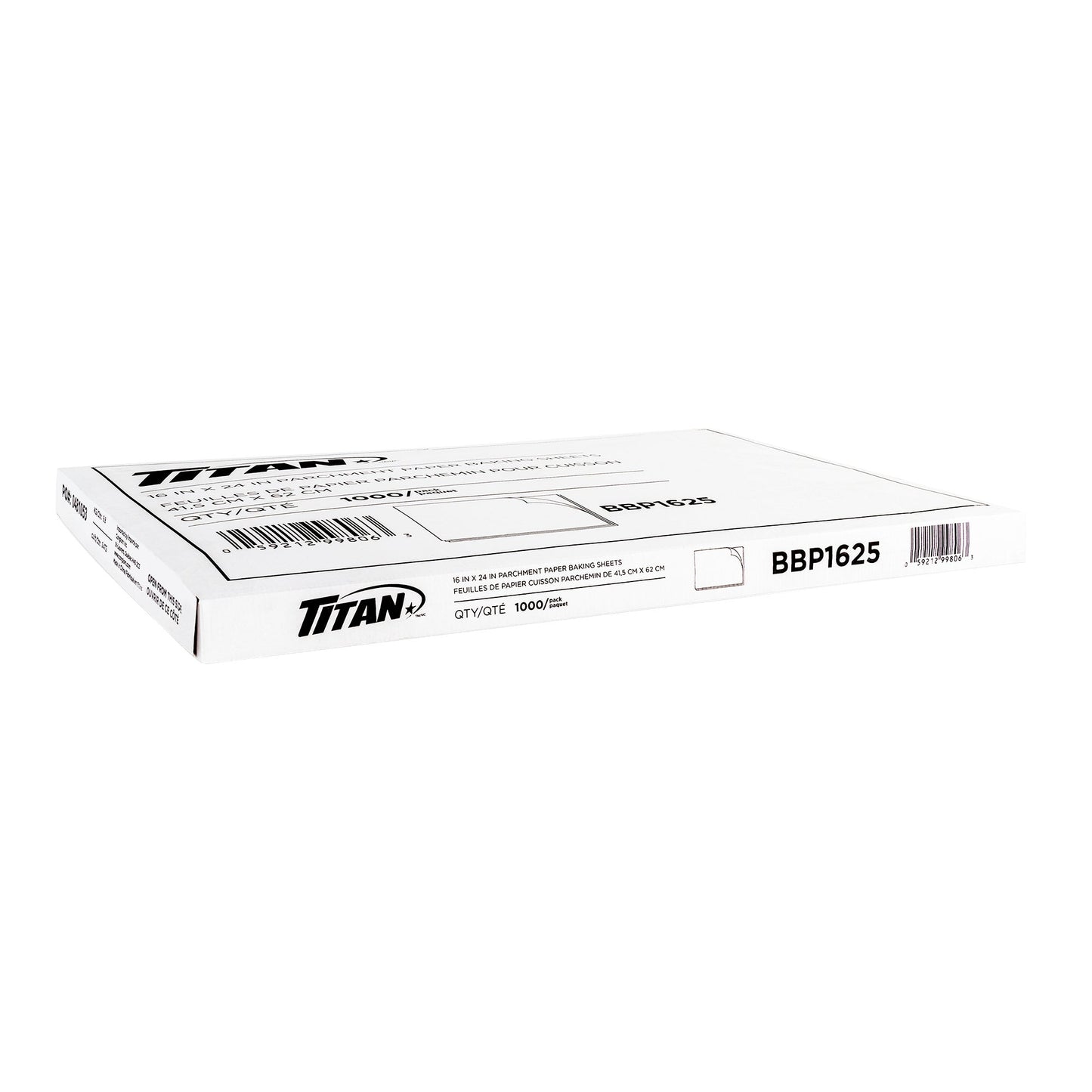 Titan Parchment Paper Baking Sheets, Pack of 1,000 - image 1