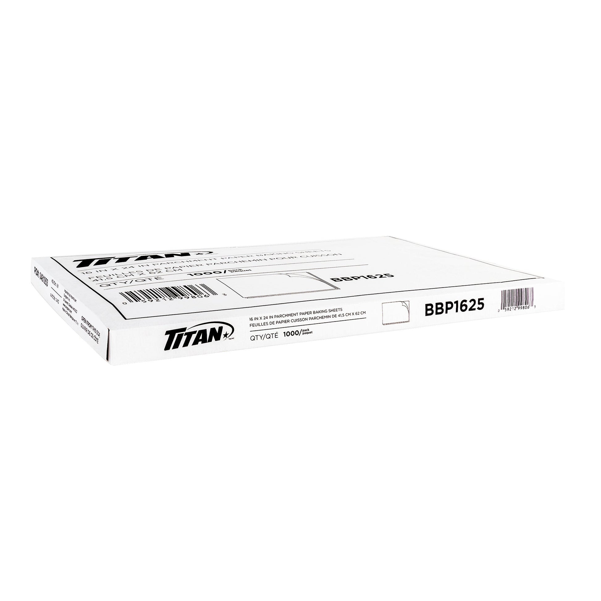 Titan Parchment Paper Baking Sheets, Pack of 1,000 - image 1