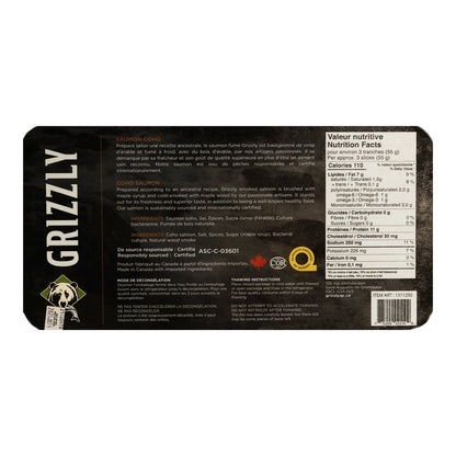 Grizzly Coho Smoked Salmon, 500 g - image 2