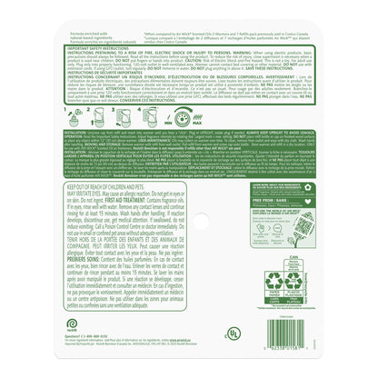 Air Wick Scented Oil Plug-in Apple Cinnamon Medley and Brown Sugar & Vanilla, 1 Warmer And 9 Refills - image 2