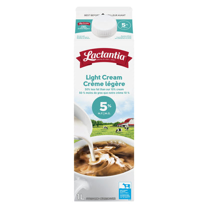 Lactantia Light Cream 5%, 1L - image 1