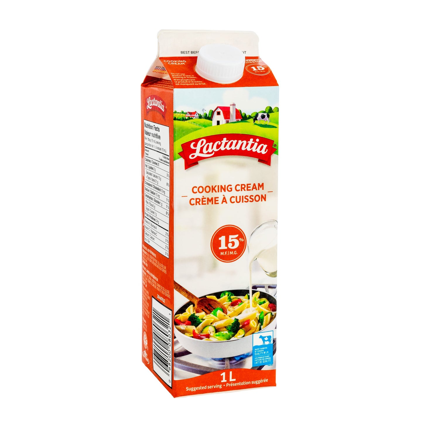 Lactantia 15% Cooking Cream, 1 L - image 1