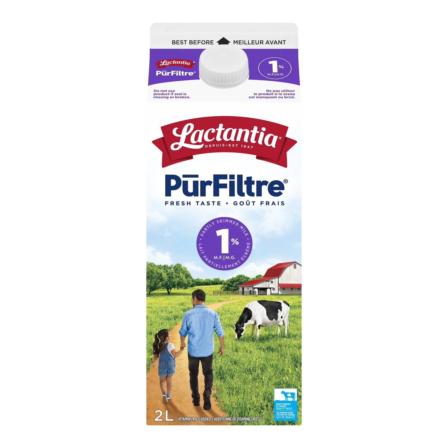 Lactantia Purefiltre 1% 2L - image 1