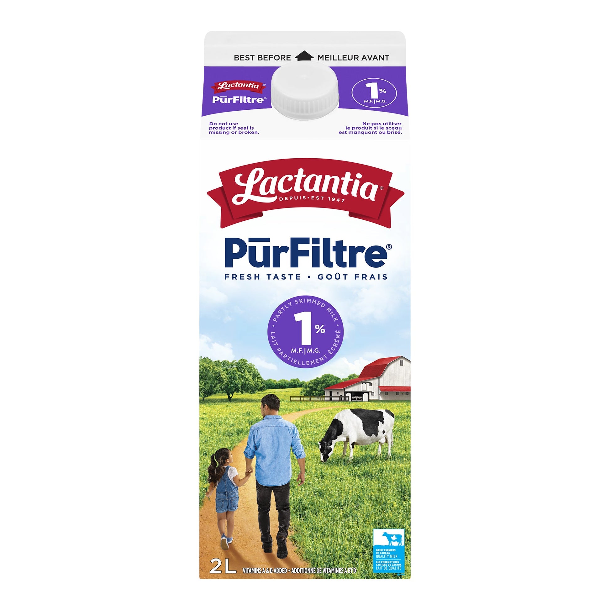 Lactantia Purefiltre 1% 2L - image 1