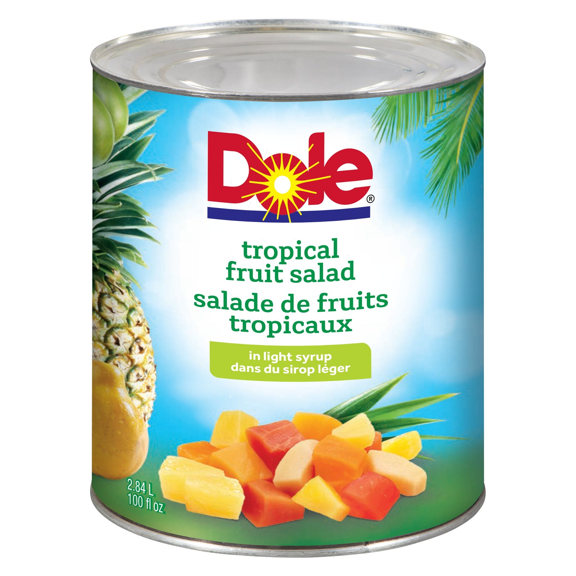 Dole Tropical Fruit Salad in Light Syrup, 2.84 L - image 1