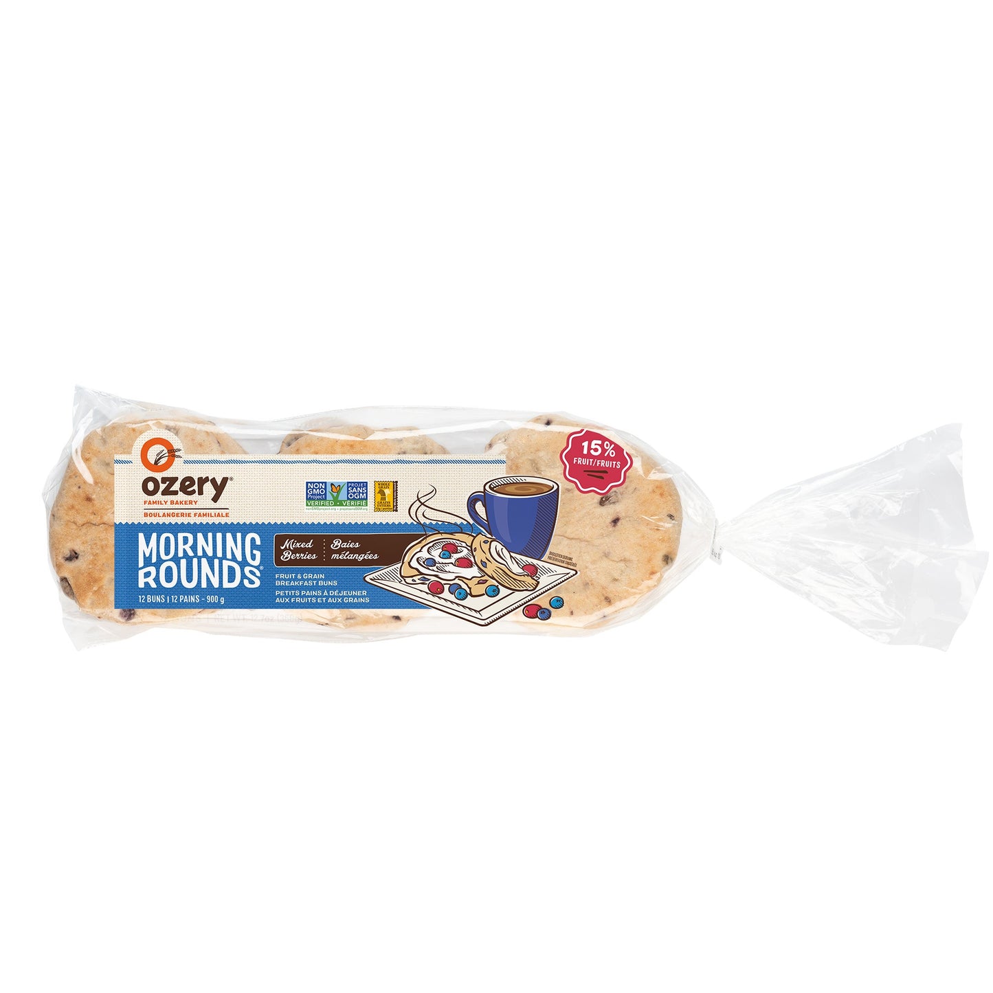Ozery Mixed Berry Rounds, 900 g - image 1