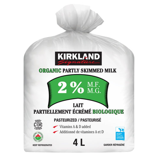 Kirkland Signature Organic Fine-filtered 2% Milk 4 L — image 1