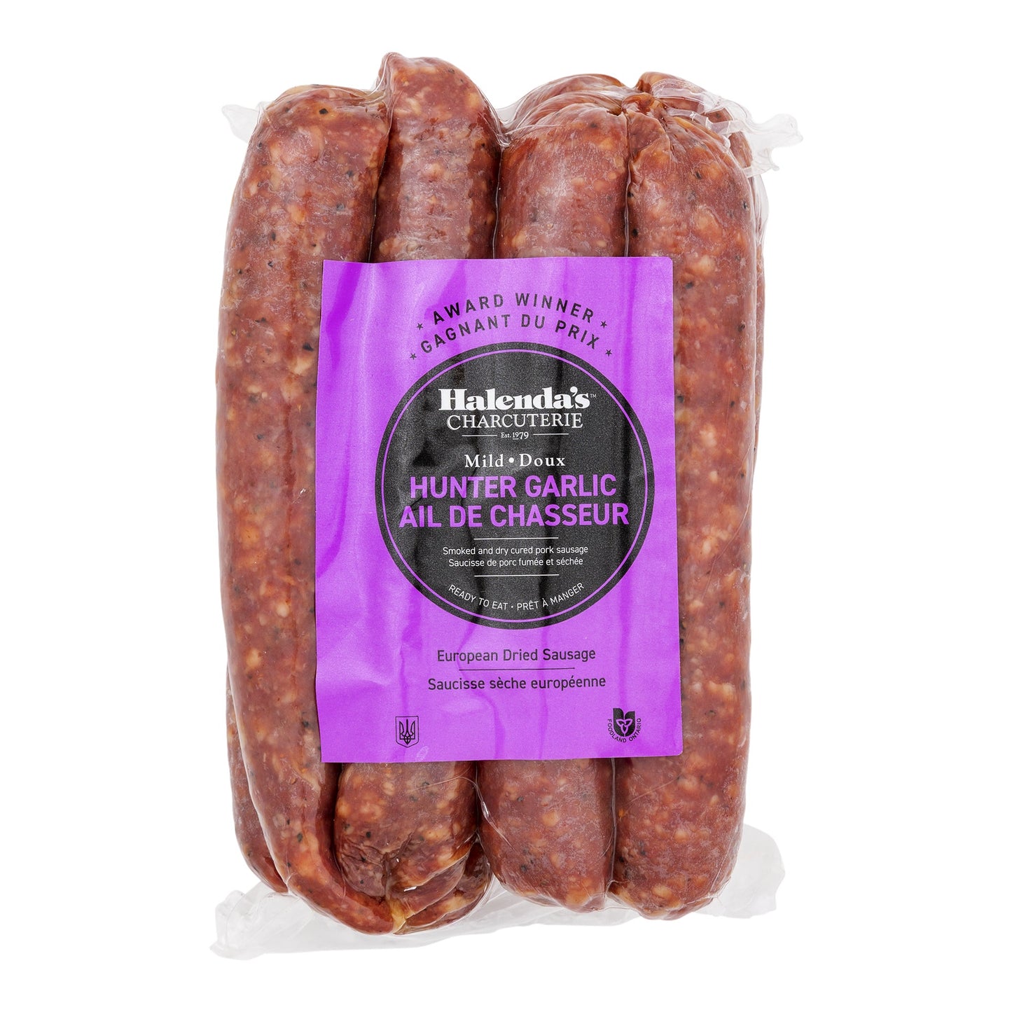 Halenda's Garlic Dry Cured Sausage, 1 kg - image 1