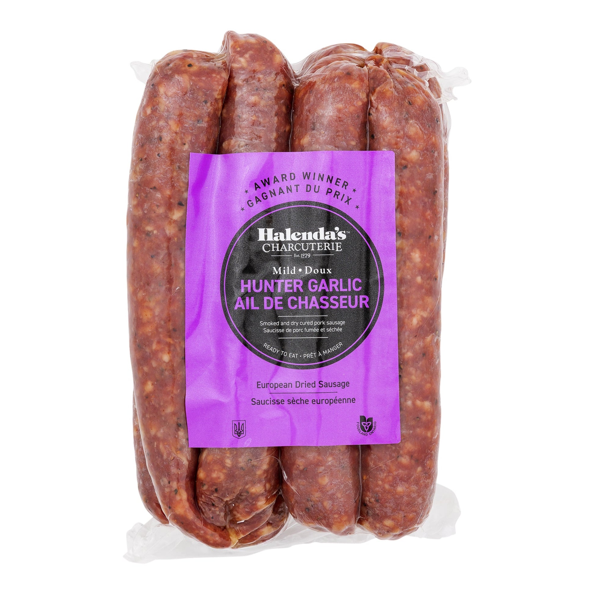 Halenda's Garlic Dry Cured Sausage, 1 kg - image 1
