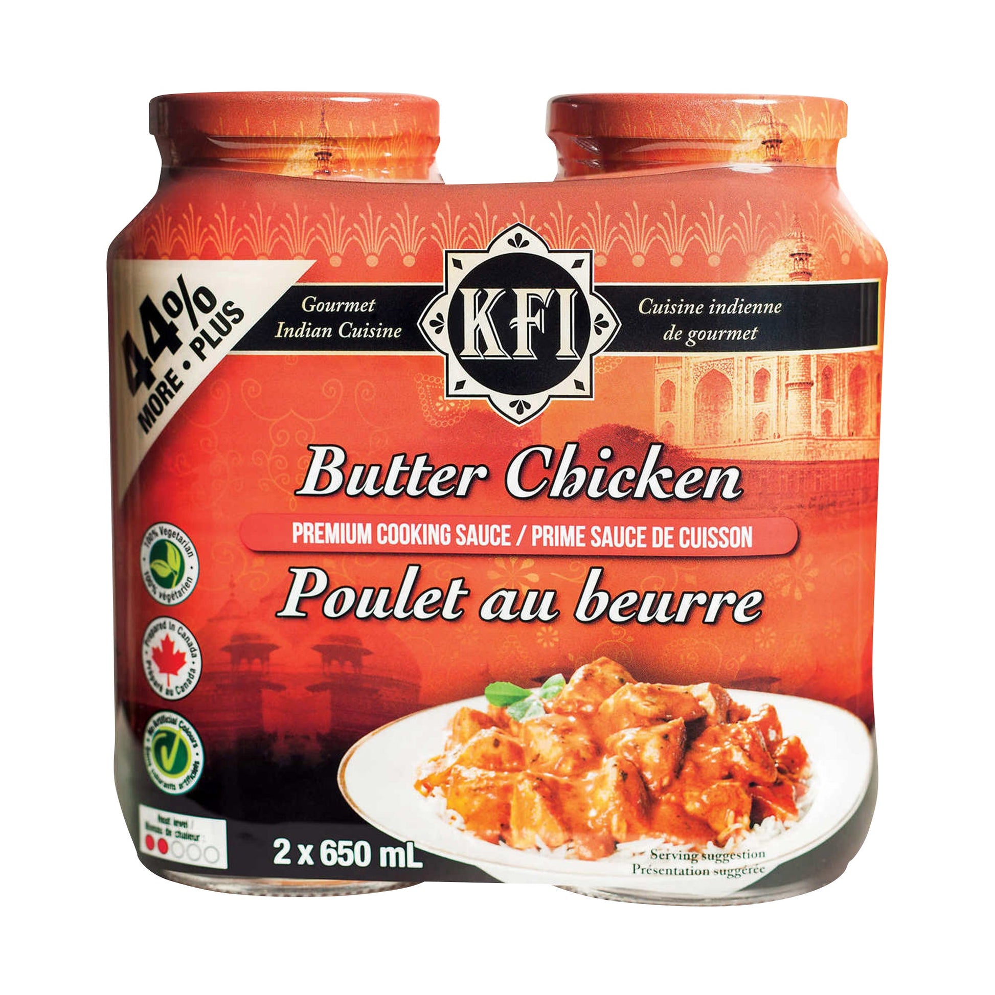 KFI Butter Chicken Sauce, 2 x 650 mL - image 1