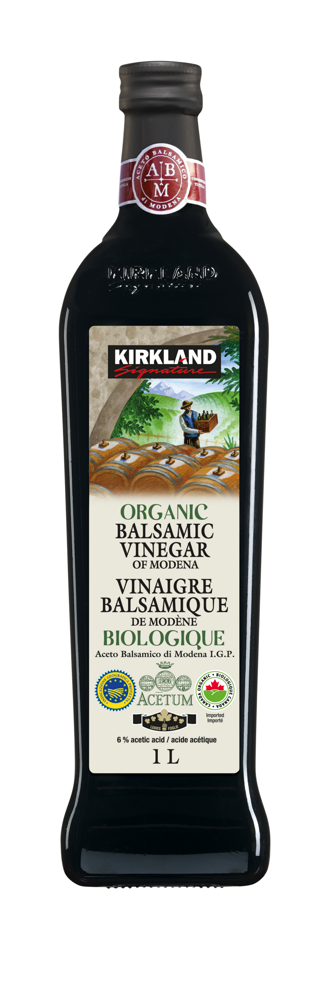 Kirkland Signature Organic Balsamic Vinegar of Modena, 1 L - image 1