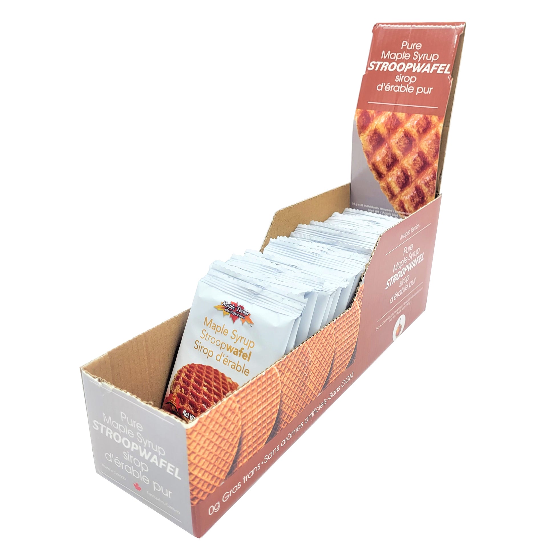 Maple Terroir Maple Syrup Stroopwafel Cookies, 35 × 34 g - image 2