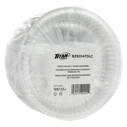 Titan 7-in Plastic Dome Lids, Pack of 500 - image 3