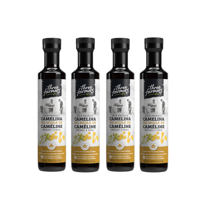 Three Farmers Camelina Oil, 4 × 500 mL - image 1