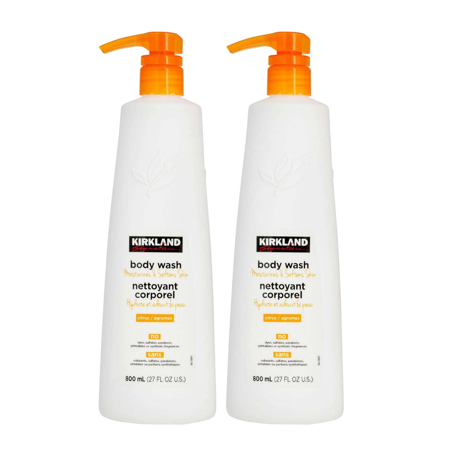 Kirkland Signature Body Wash, 2 × 800 mL - image 2