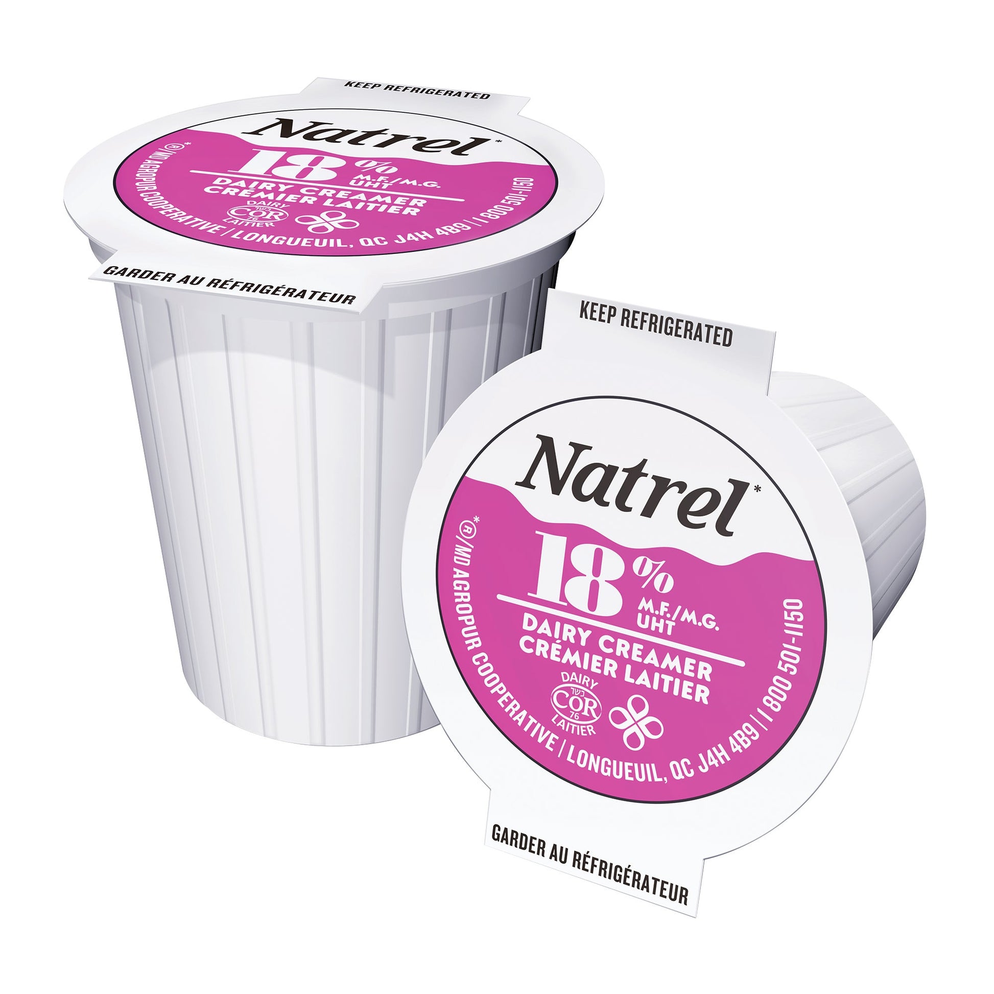 Natrel 18% Dairy Creamer, 160 × 9 mL - image 1