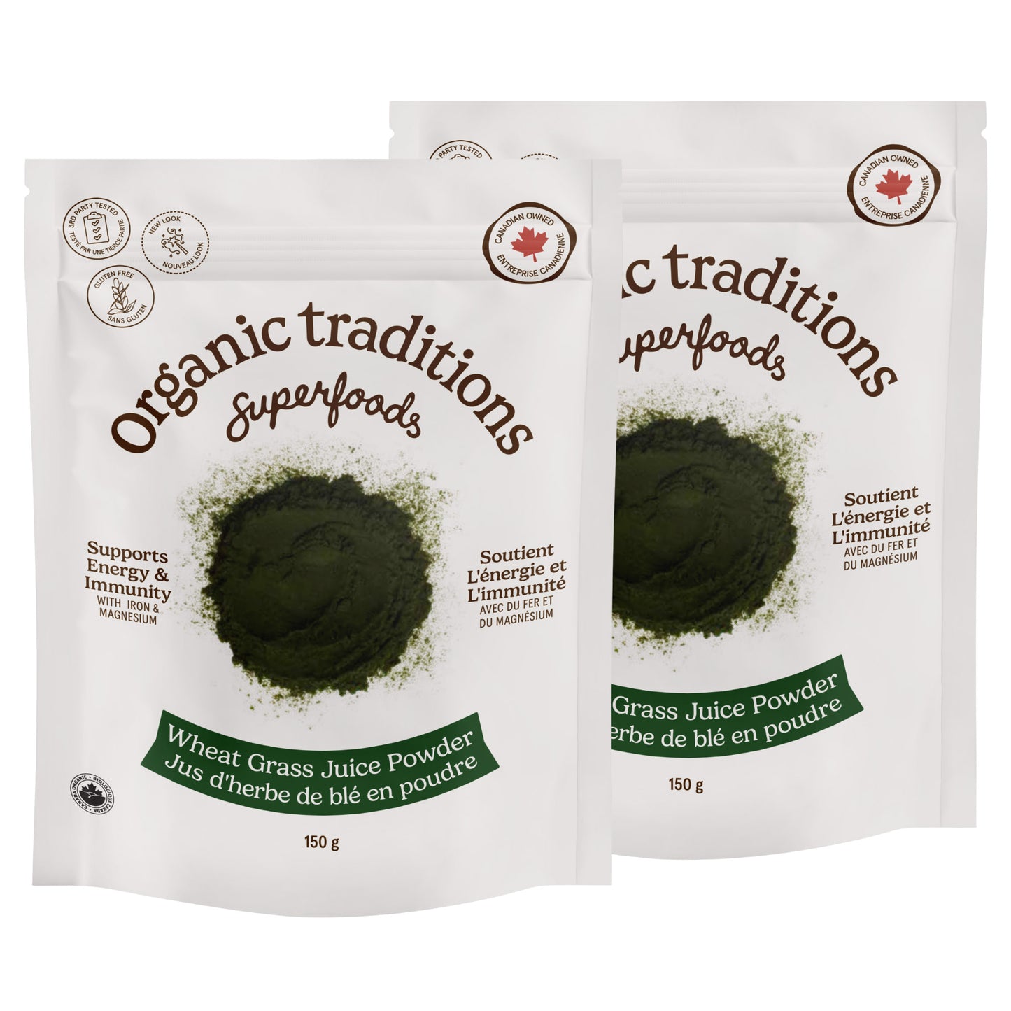 Organic Traditions Wheat Grass Juice Powder, 2-pack - image 1