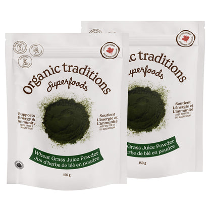 Organic Traditions Wheat Grass Juice Powder, 2-pack - image 1