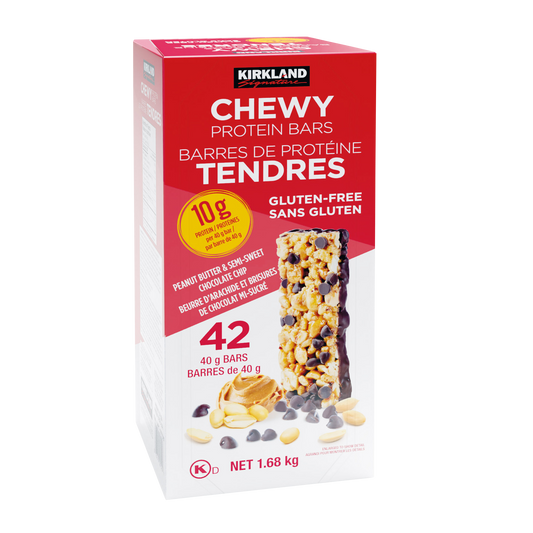 Kirkland Signature Chewy Protein Bars, 42-count — product image