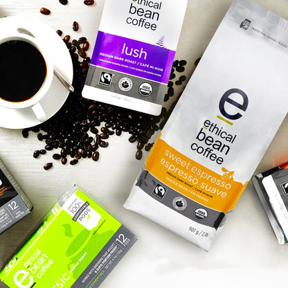 Ethical Bean Coffee Sweet Espresso Medium Dark Roast Whole Bean Coffee, 2 × 907 g - image 2