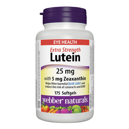 Webber Naturals Lutein 25 mg with 5mg of Zeaxanthin, 175 softgels - image 2