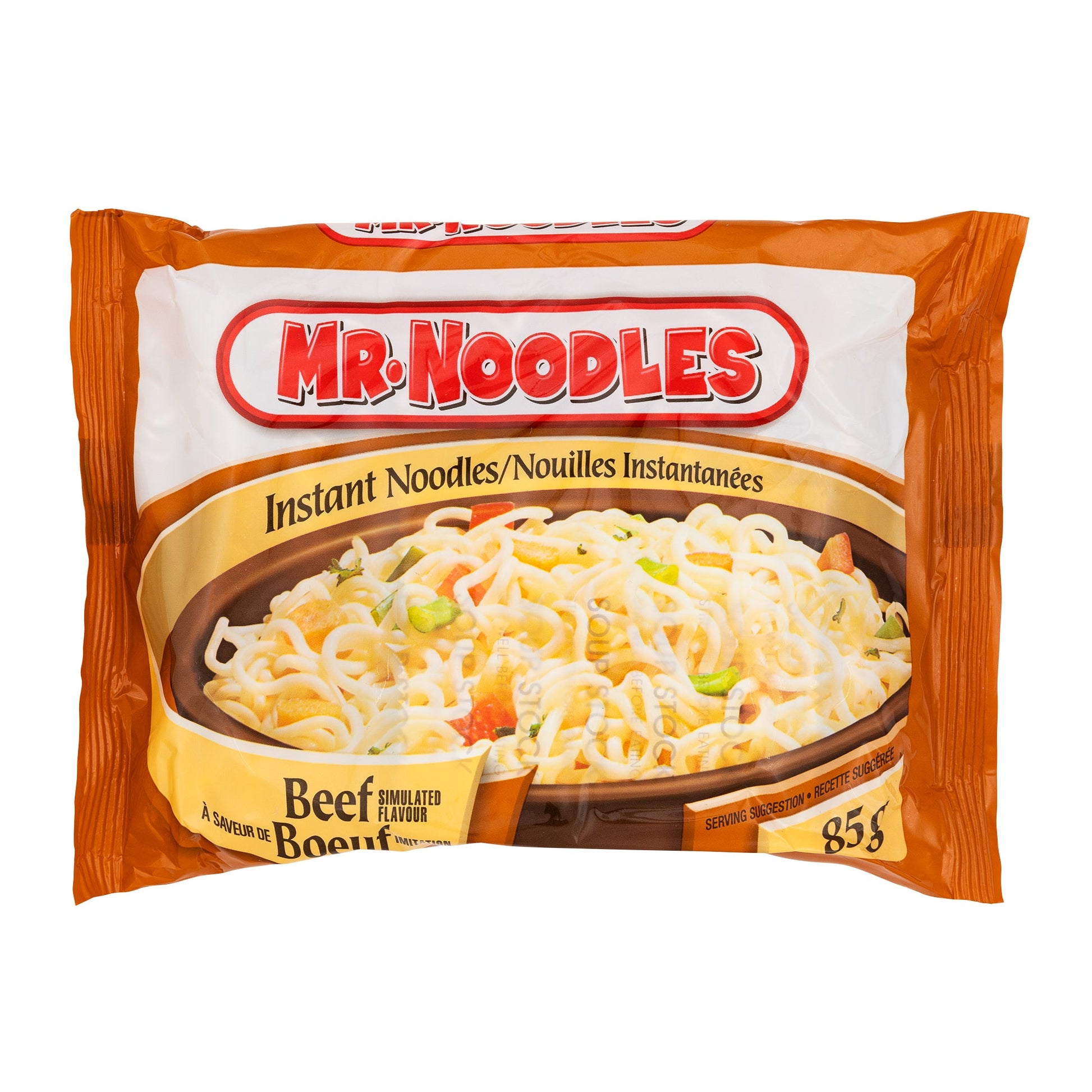 Mr. Noodles Beef Flavour Flat Instant Noodles, 24 × 85 g - image 1