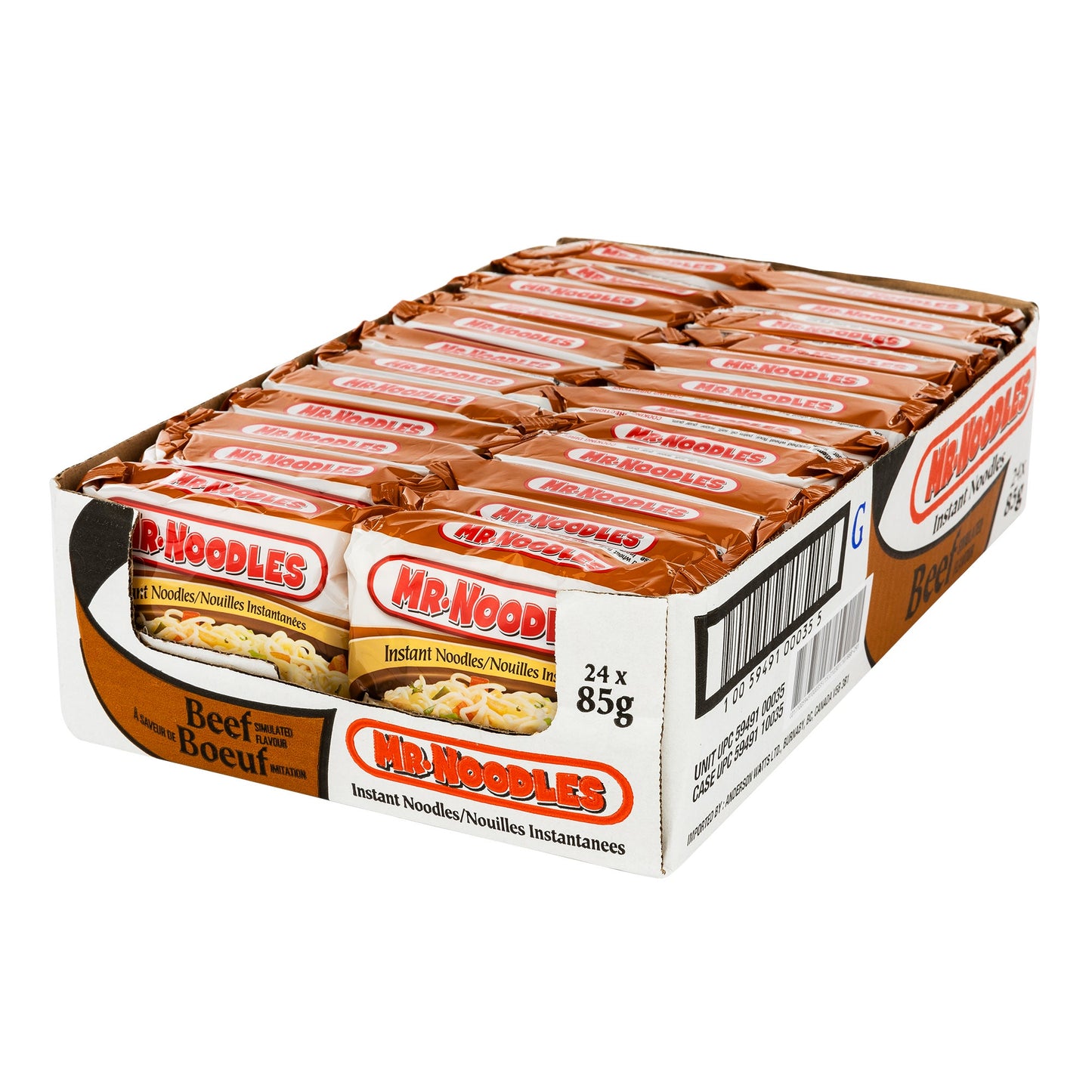 Mr. Noodles Beef Flavour Flat Instant Noodles, 24 × 85 g - image 2