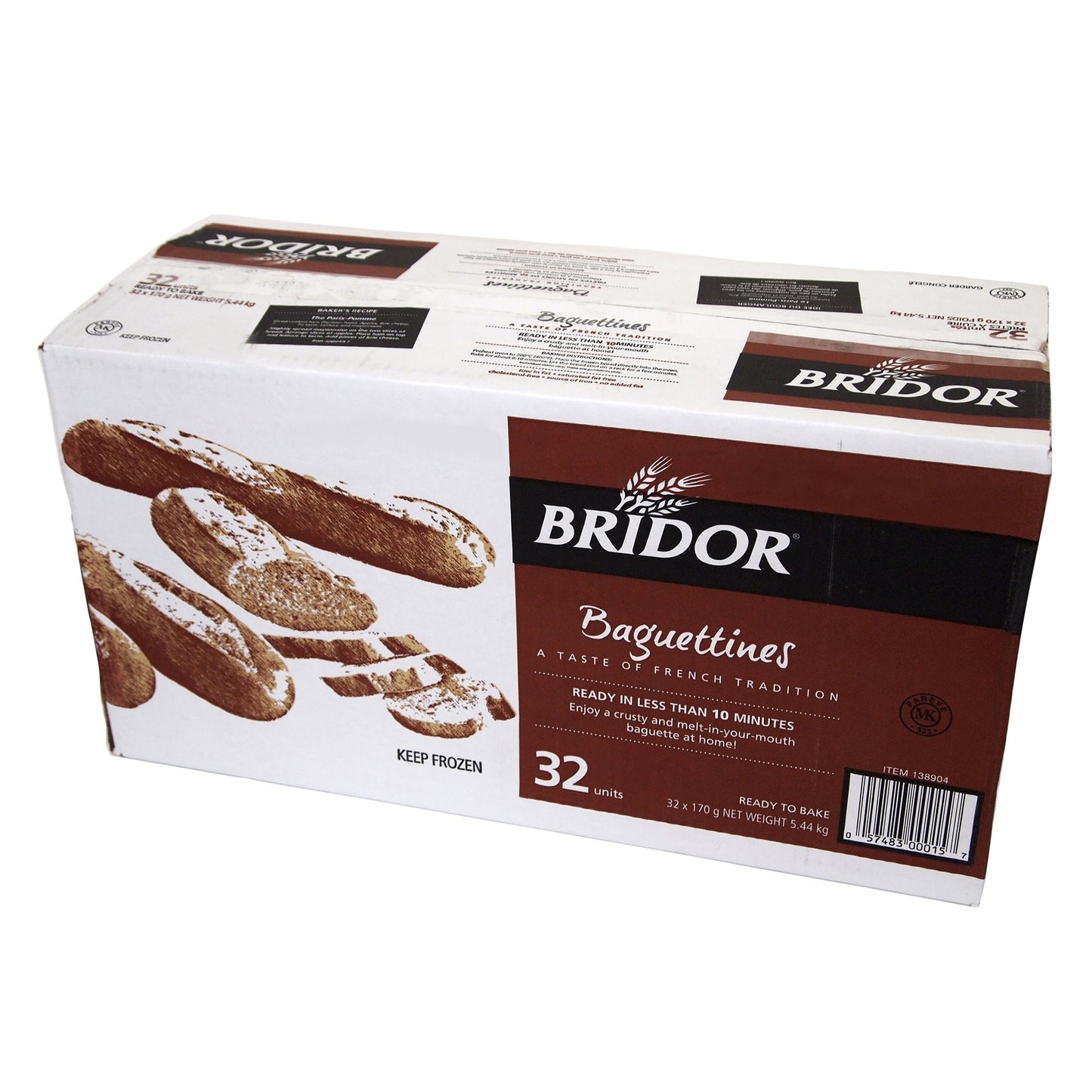 Bridor Frozen Baguettines, Pack of 32 - image 2