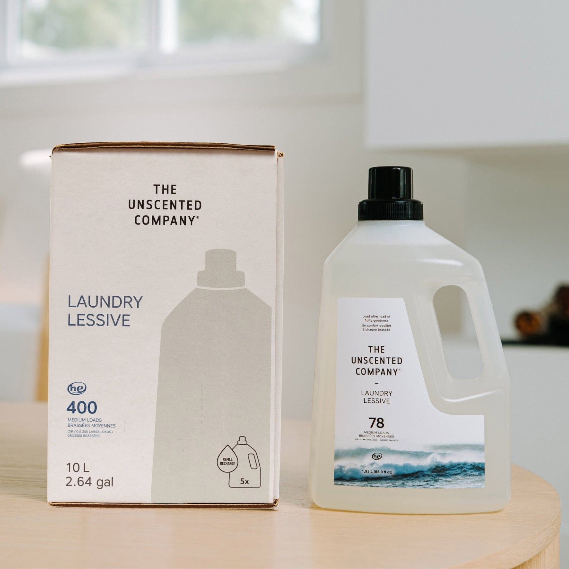 The Unscented Company Laundry Refill Box with Laundry Bottle, 478 loads - image 3