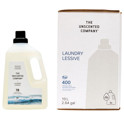 The Unscented Company Laundry Refill Box with Laundry Bottle, 478 loads - image 1