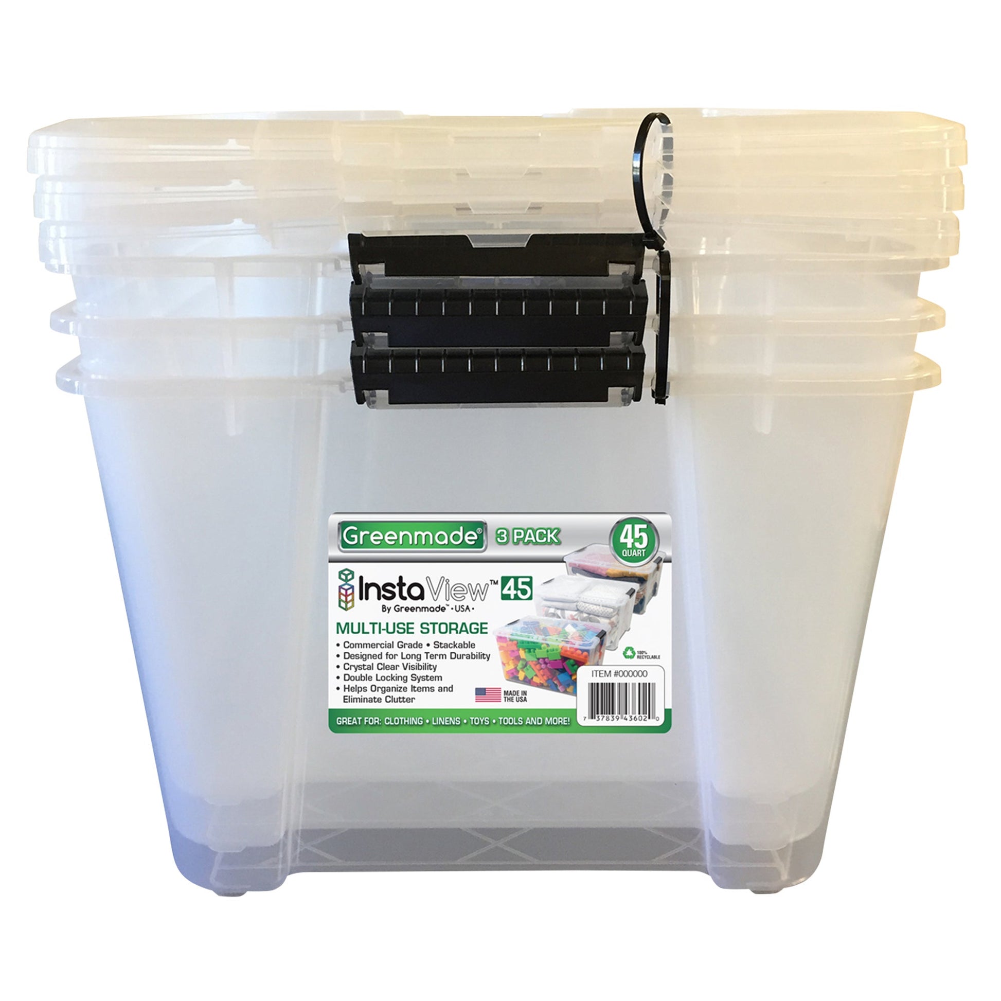 Instaview 45 Quart, 3-pack - image 2