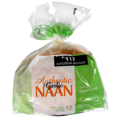 Bakestone Brothers Garlic Naan, 12 pack - image 1
