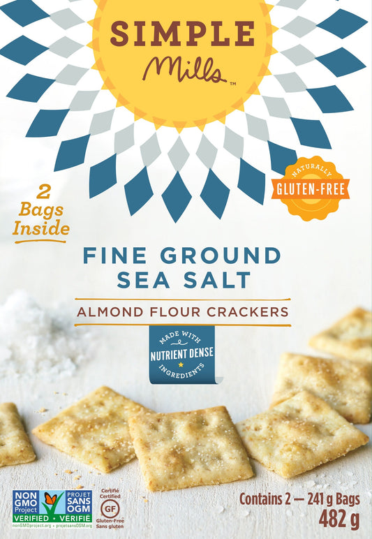 Simple Mills Almond Flour Crackers, 482 g — product image