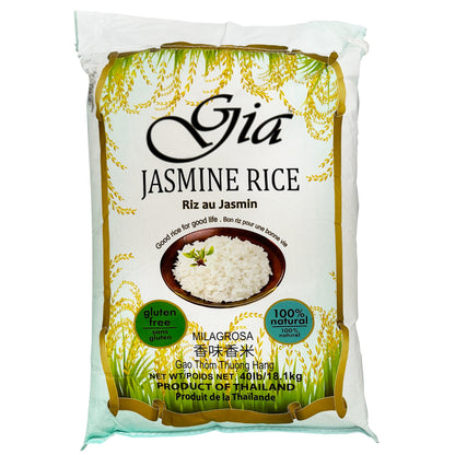 Gia Fancy Jasmine Rice, 18.1 kg - image 1