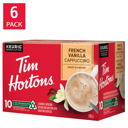 Tim Hortons French Vanilla Cappuccino K-Cup Pods, 60-count - image 1